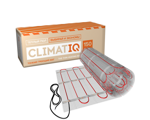 Нагревательный мат Climatiq 900 вт, 6 кв.м., теплый пол под плитку