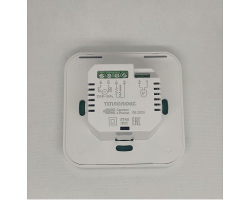 Терморегулятор Теплолюкс 515 проводной, не программируемый, белый 2176930