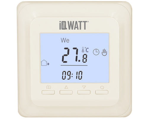 Терморегулятор IQ Watt Thermostat P кремовый