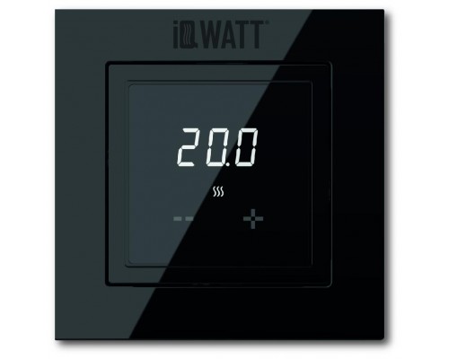 IQ Watt THERMOSTAT D black (черный) электронный терморегулятор для теплого пола