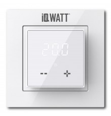 IQ Watt THERMOSTAT D white (белый) электронный терморегулятор для теплого пола