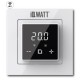 IQ Watt THERMOSTAT D black/white (черный/белый) WI-FI электронный терморегулятор для теплого пола